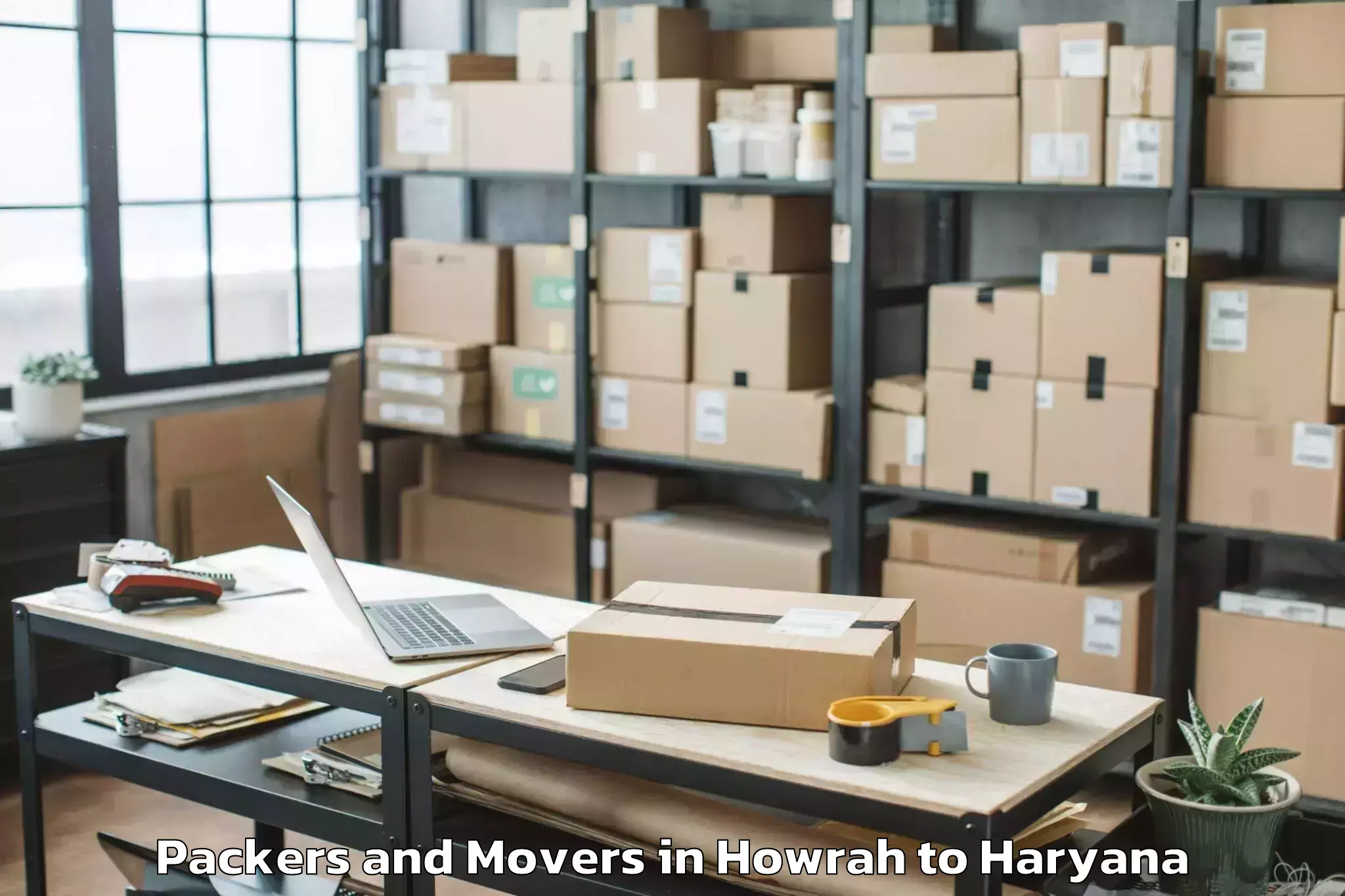 Comprehensive Howrah to Gurugram Packers And Movers